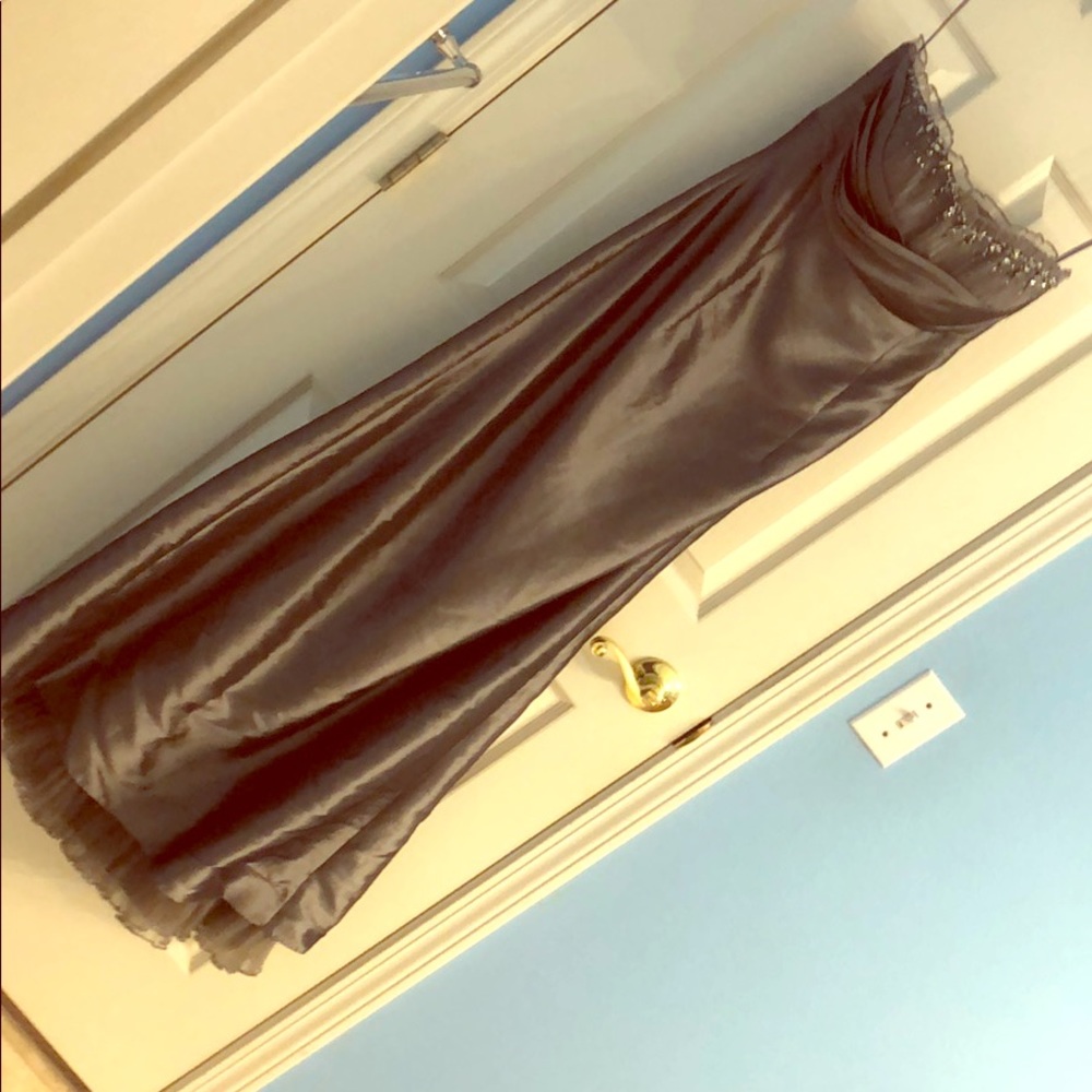 Silver Prom Dress